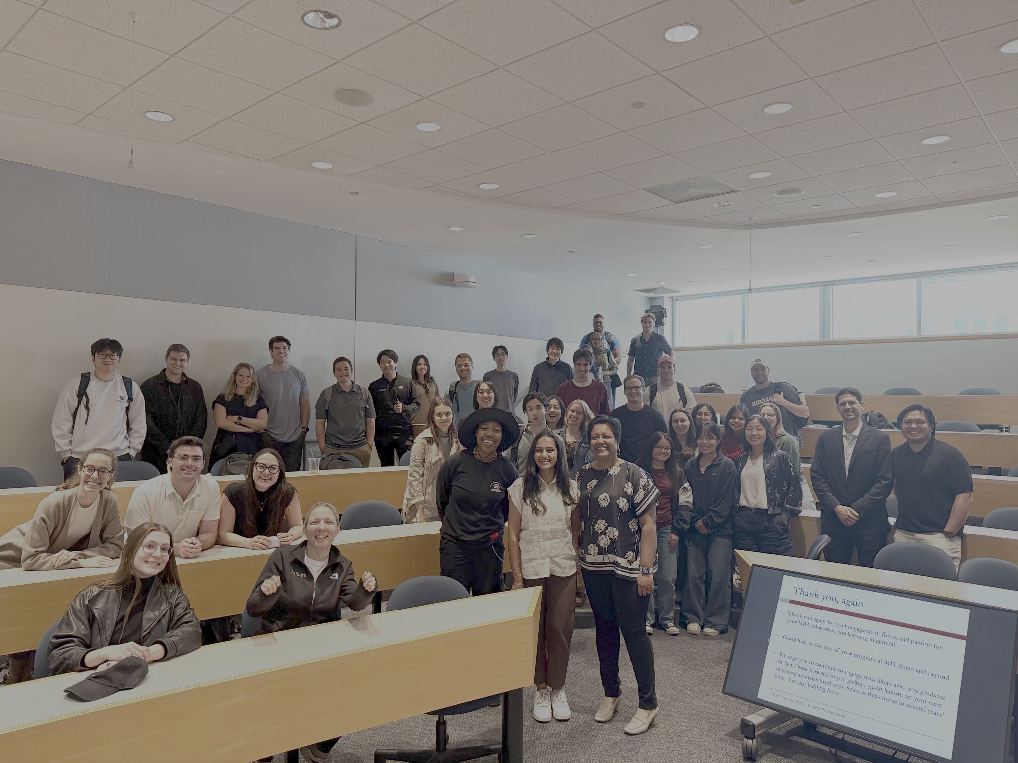 End-of-term class photo, The Analytics Edge